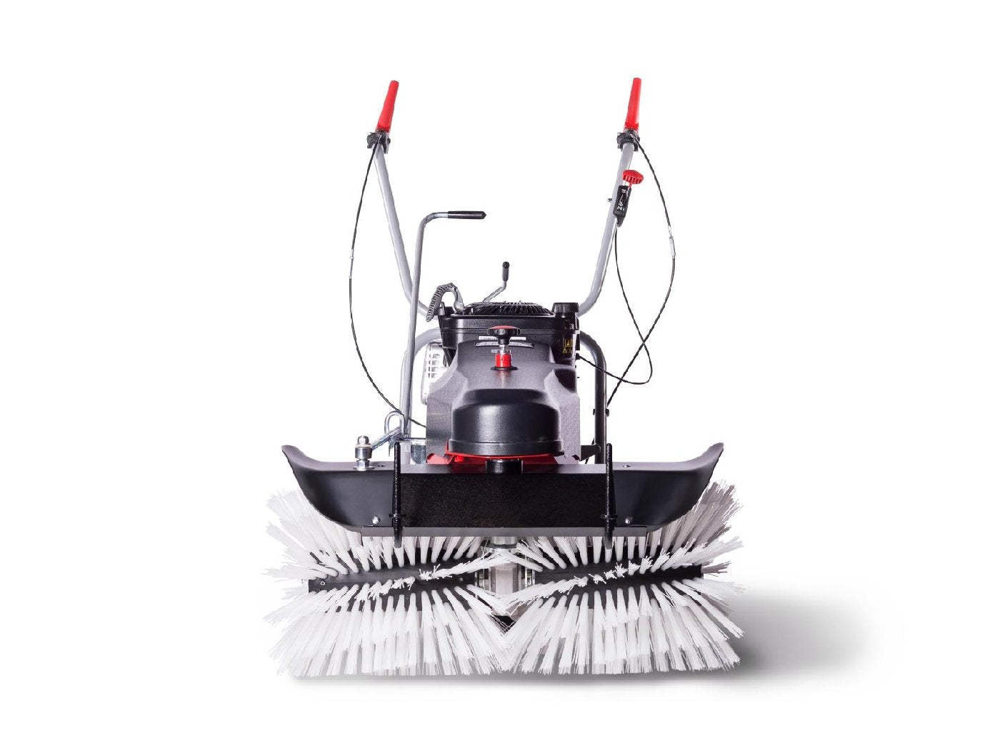 4F Schmutz- und Schneekehrmaschine Limpar 82 Vario E-Start mit Winterkehrbürstensatz - Modell 2025