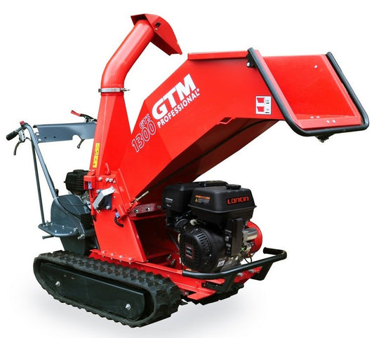 GTM Professional Benzin-Häcksler GTS1300RGE Raupenantrieb mit E-Start - Modell 2025