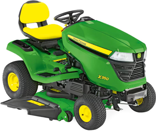 John Deere Rasentraktor X350 ohne Mähwerk - Modell 2025