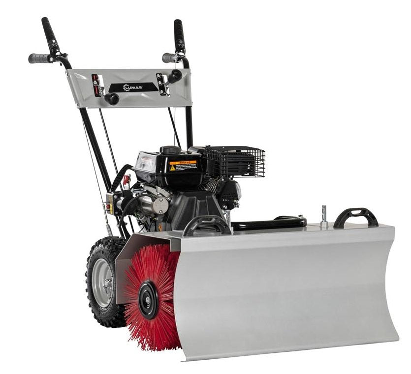 Lumag Schmutz- und Schneekehrmaschine KM 800 SET inkl. Schneeschild und Kehrgutbehälter - Modell 2025