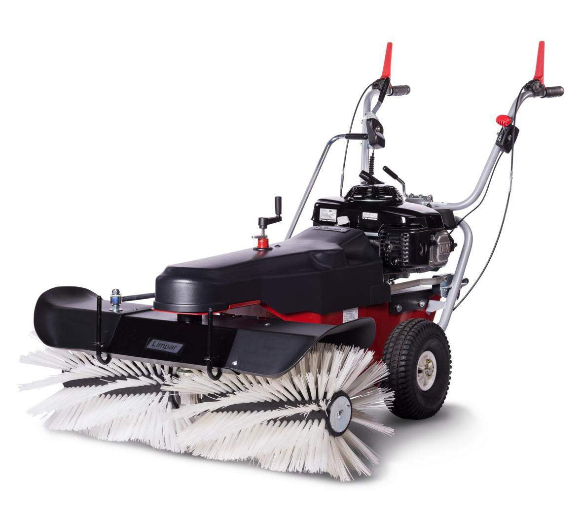4F Schmutz- und Schneekehrmaschine Limpar 102 B&S E-Start mit Kehrbürstensatz - Modell 2025