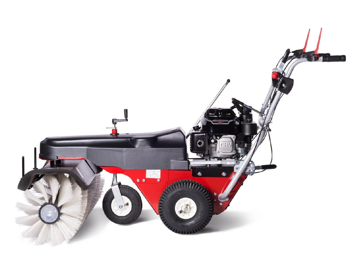 4F Schmutz- und Schneekehrmaschine Limpar 102 E-Start mit Winterkehrbürstensatz - Modell 2025