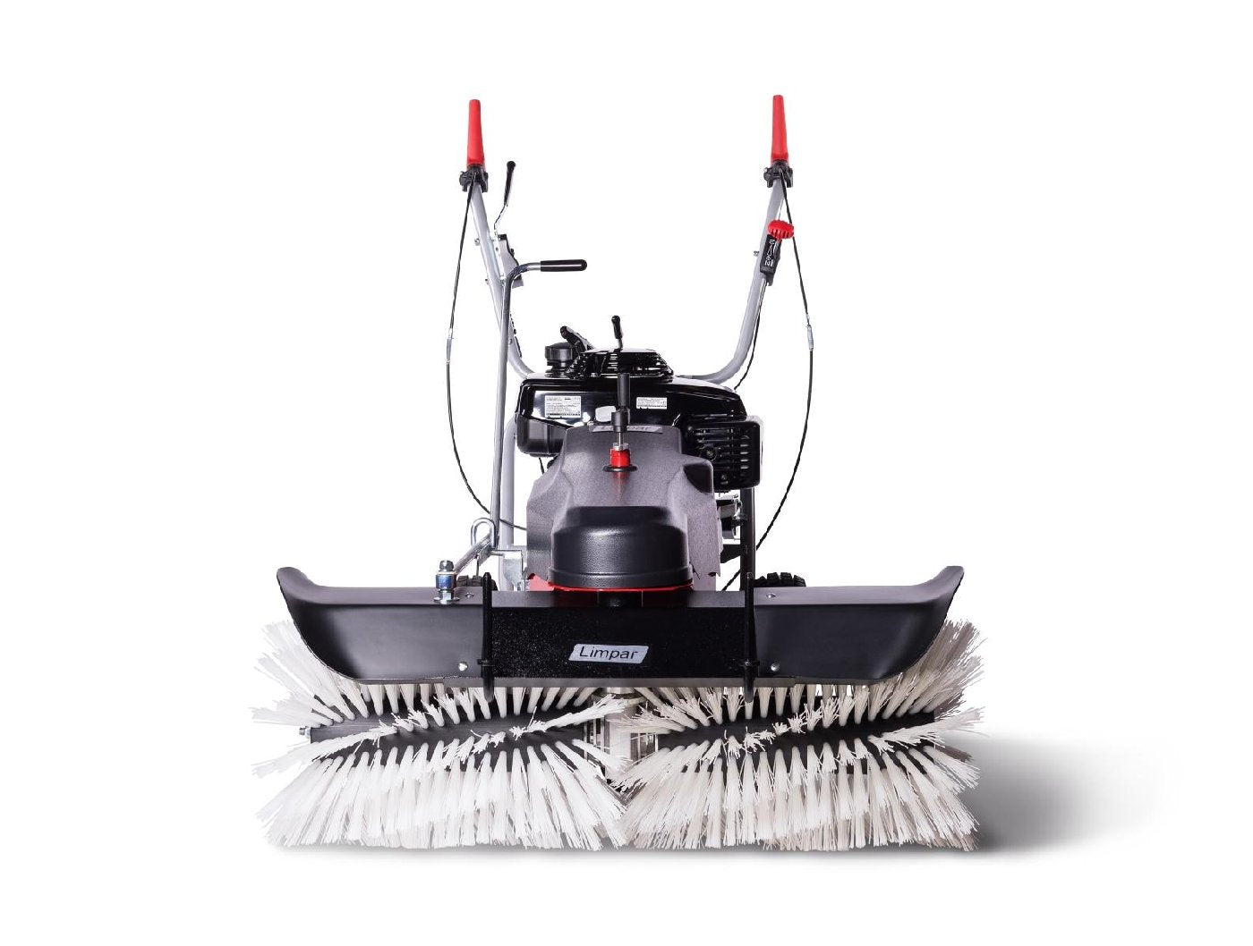 4F Schmutz- und Schneekehrmaschine Limpar 102 E-Start mit Winterkehrbürstensatz - Modell 2025