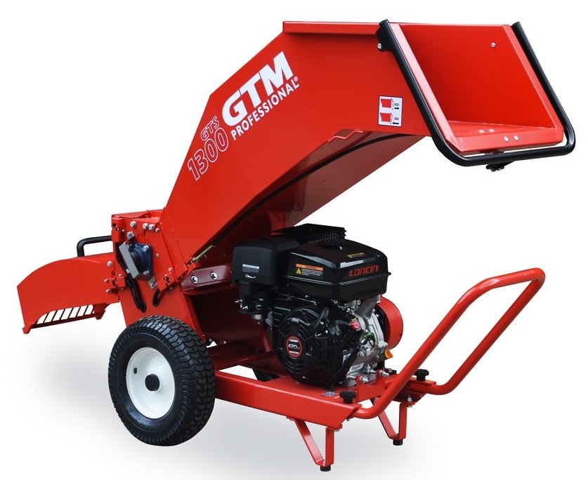 GTM Professional Benzin-Häcksler GTS1300CE mit E-Start - Modell 2025