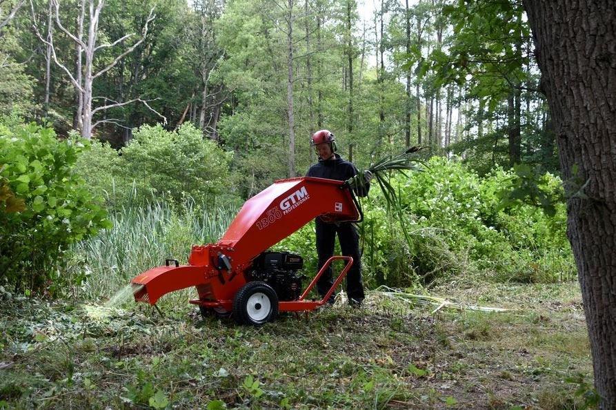 GTM Professional Benzin-Häcksler GTS1300CTO - mit drehbarem Auswurf - Modell 2025