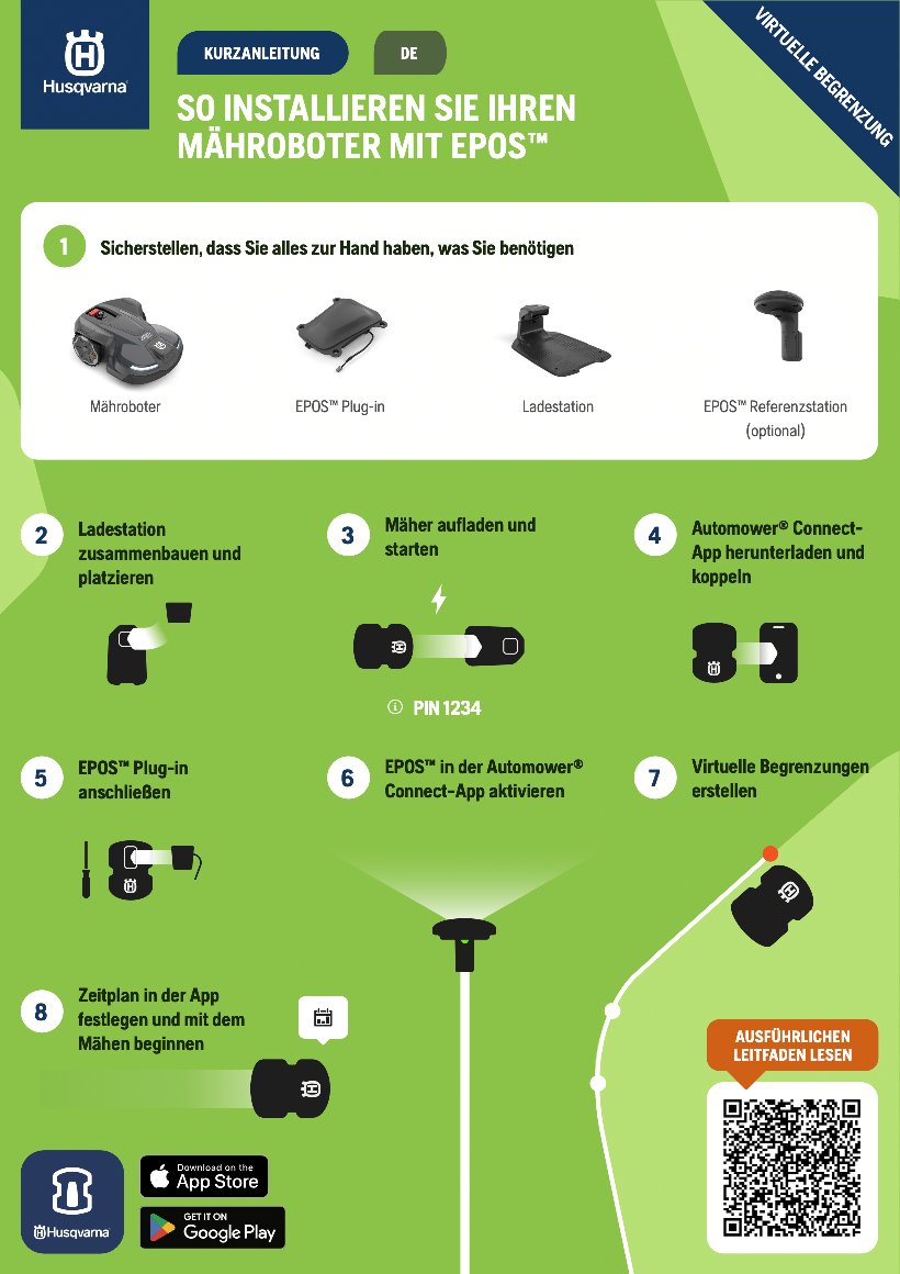 Husqvarna Automower 430X NERA kabelloser Betrieb mit Zubehör möglich - Modell 2025 - Modell 2025