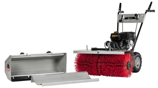 Lumag Schmutz- und Schneekehrmaschine KM 800 SET inkl. Schneeschild und Kehrgutbehälter - Modell 2025