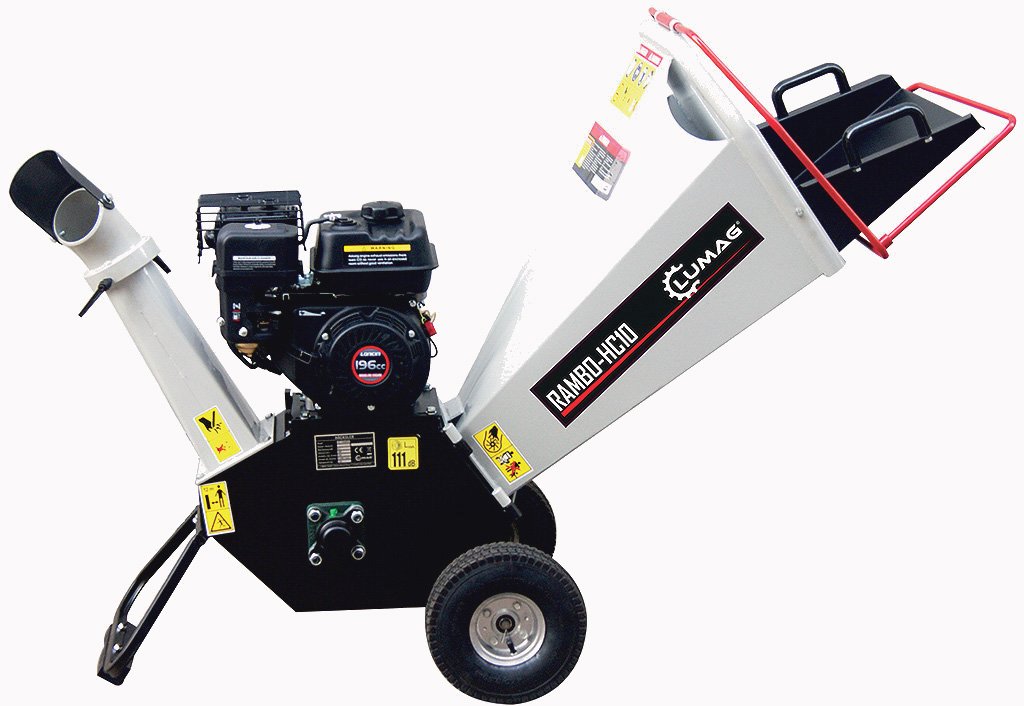 Lumag Häcksler mit Benzinmotor RAMBO HC10 - Modell 2025