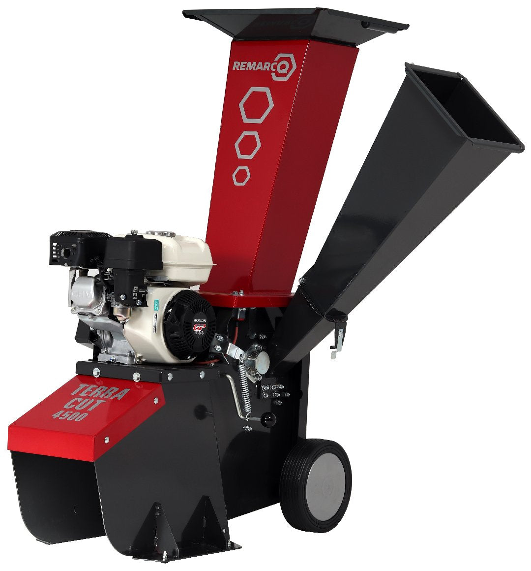 Remarc Benzin-Häcksler Terra Cut B 4500 RQ inkl. Asttrichter - rot mit Honda GP 200 Motor