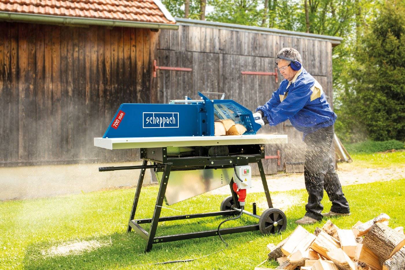 Scheppach Rolltischkreissäge ke d700