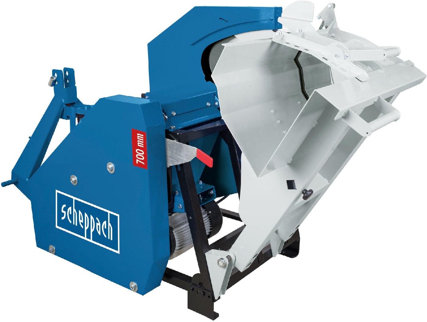 Scheppach Wippkreissäge kw-ze 7.0 mit Zapfwellenantrieb und E-Motor